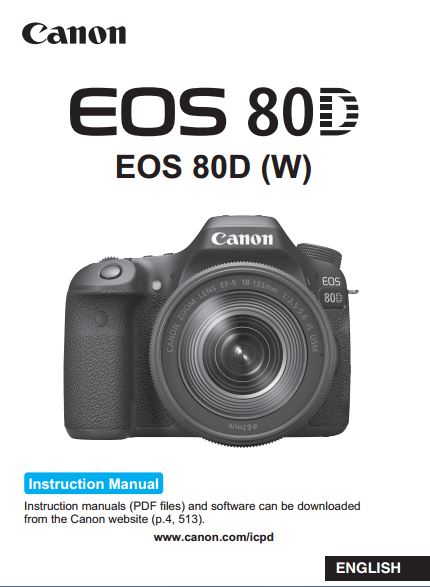 Canon Eos 60d User Manual Download